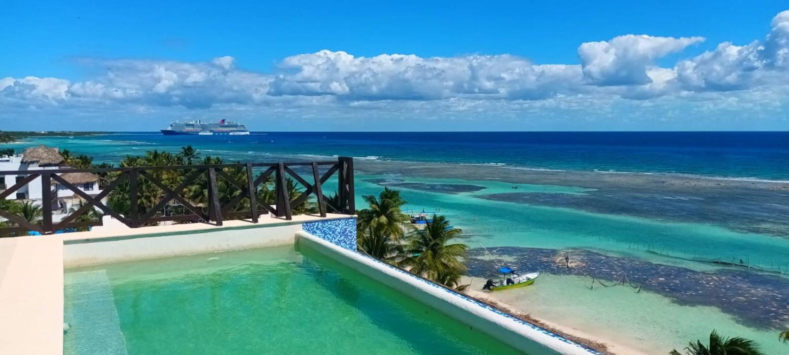 Hotel Blue Reef Frente Al Mar Mahahual Εξωτερικό φωτογραφία